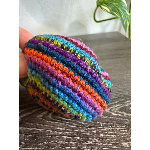 Colorful Knit Hacky Sack - Picture 6 of 7